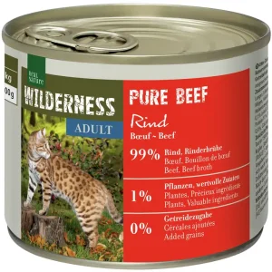 REAL NATURE WILDERNESS Adult Pure Beef 200 g Neu